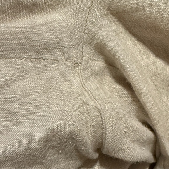 DISSH GINA NATURAL LINEN WAIST PANT Size Us 6 - Picture 5 of 5
